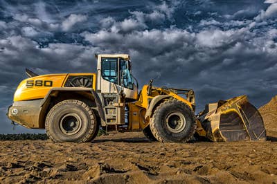 Baumaschinenshooting , Liebherr, Radlader L580 