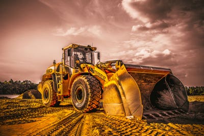 Baumaschinenshooting , Liebherr, Radlader L580 